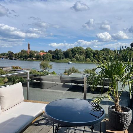Ferienhaus Seekutter Mit Eigenem Seezugang 말호프 외부 사진
