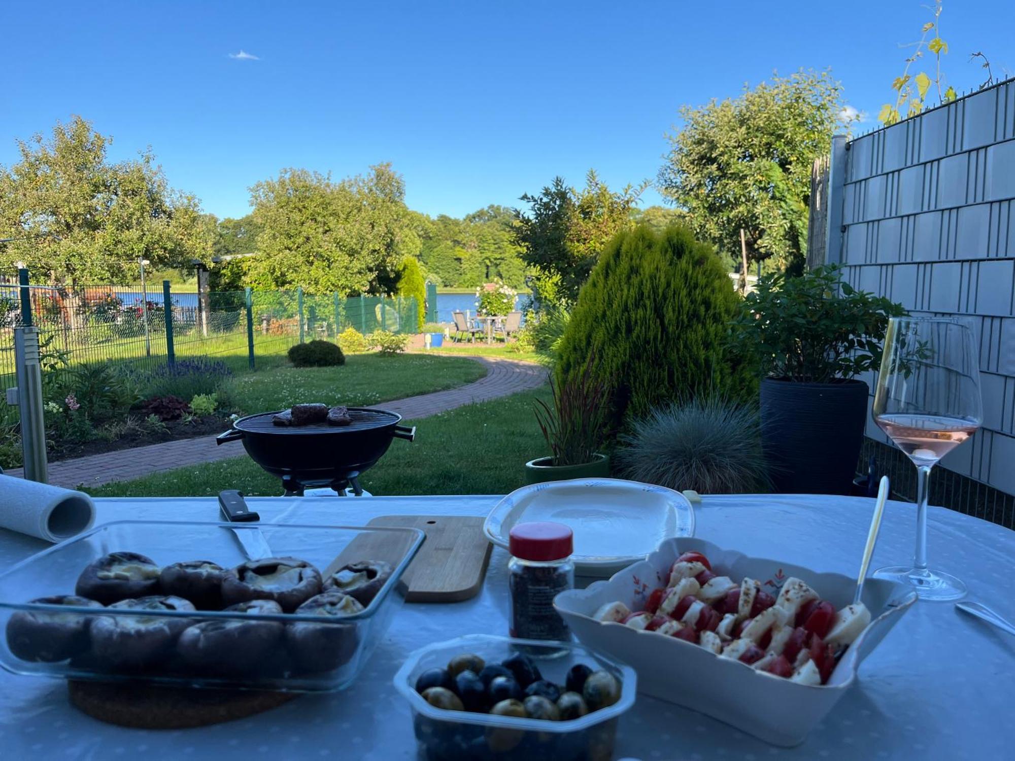 Ferienhaus Seekutter Mit Eigenem Seezugang 말호프 객실 사진